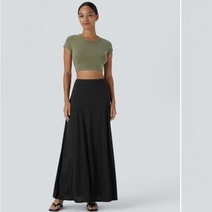 HALARA Black Maxi Skirt